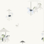 tiovivo beige blue green